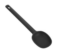 YARNOW Cuchara para Sopa de Silicona Negra Superficie Lisa y Diseño Cómodo, Adecuado para Mezclar Ensaladas y Servir Sopas Cocina