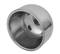 YARNOW Cuenco de Acero Inoxidable Doble Capa para Jabón de Afeitar Diseño Compacto y Fácil de Limpiar, Adecuado para Viajes y Baños Pequeños