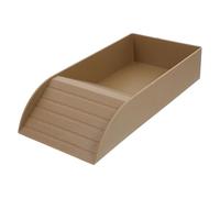 YARNOW Cuenco de Baño para Reptiles Pequeño de Abs Color Marrón, Piscina Multiusos para Tortugas, Plato de Alimentación y Cuenco de Agua, Accesorio Portátil para Hábitat de Tortuga