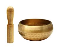 YARNOW Cuenco Tibetano Mazo de Madera Cuenco Budista de Meditación de Yoga para Relajación Adecuado para Prácticas de Yoga y Meditación Casa o Estudio