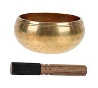 YARNOW Cuencos de Cobre de Sonido para Meditación, Yoga y Relajación, Cuenco Palo, Adecuado para Prácticas Espirituales