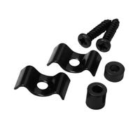 YARNOW Cuerda Cuerda Hebilla de auriculares guitars reemplazo aporte cerrar producción Cavidad estirador montaje anticipo azul guitarra descanso para el pulgar bajo Acero inoxidable Negro