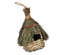 YARNOW Cuerda De Nido De Pájaro Tejido Cobertizo para Pájaros Tejido A Mano De Pájaros Natural De Hámster Cueva Nido De Pájaro Colgante Nido De Algas Marinas Colgante
