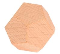 YARNOW Dados de Madera en sin Números, Dado de 12 Caras, 1 Pieza, Cubo Educativo para Manualidades, Aprendizaje Matemático y Juegos de rol, Juguete Ligero Adultos en Eventos