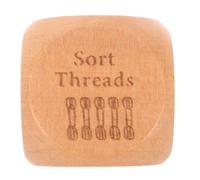 YARNOW Datos De Decisión para Costura De 6 Caras Dados De Herramientas para Acolchado Dados De Decisión De Madera Hechos A Mano De 6 Caras para Costura De Madera