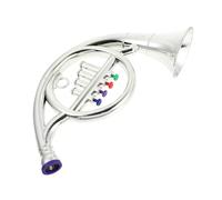 YARNOW de Francés Simulado Juguete Musical para Prop de Actuación Decoración Realista y para Habitación Infantil Color Plateado