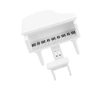 YARNOW de Mini Piano Mini Muebles Muñeca Mini-Piano Juguete de Piano en Miniatura pequeña decoración casa en Miniatura de Piano de Madera Mini decoración Blanco