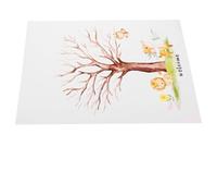 YARNOW de visitas Interactivo para Fiesta de revelación de género con póster en Forma de árbol, 1 Set con tintas y Adhesivos, Recuerdo para Showers