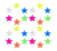 YARNOW Decoraciones de Radios para Bicicleta 36 Piezas Cuentas de Estrella Pentagonal de Plástico y Resina, Accesorios Coloridos para Ruedas de Bici Infantiles, Decoración Divertida