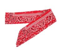 YARNOW Diadema Deportiva Banda Cabello Pañuelo Pirata Adulto Roja Elástica Transpirable Unisex para Fitness y Running