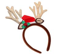 YARNOW Diadema Navideña De Asta De Ciervo Brillante Purpurina Inspirada Botellas De Cerveza Diadema De Año Decoración De Nochevieja Para Fiestas De Año