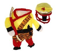 YARNOW Disfraz De Perro Divertido para Fiestas Sudadera Capucha para Perros De Sun Wukong Disfraz para Mascotas Ropa Cómoda para Cachorros