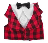 YARNOW Disfraz Elegante para Pájaros Pequeños, Ropa de Loro Cómoda y Cálida, Diseño Estilo Academia, Material Seguro para Mascotas, Protección contra Frío Invierno, Cosplay para Aves