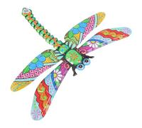 YARNOW Dragonfly Metal Wall Art Decor Iron Craft Decoration for Home and Garden Eye-catching Ornament