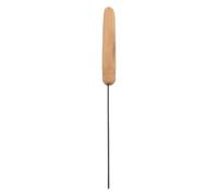 YARNOW Enhebrador de Lombrices para Pesca, Colocador de Gusanos, Madera y Acero Inoxidable, Caqui, Manejo Higiénico, para Gusanos y Lombrices, Pesca en Agua Dulce Aire Libre