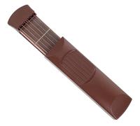 YARNOW Entrenador de Acordes 6 Cuerdas de Bolsillo para Guitarra Acústica Marrón y 4 Trastes, Herramienta Portátil de Madera para Practicar Habilidades Lugar