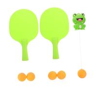 YARNOW Entrenador de Pong Colgante para Diseño de Equipo de Entrenamiento Interior para Mejorar Visión Atención y Coordinación Incluye Doble Pala y Bolas Juego Familiar