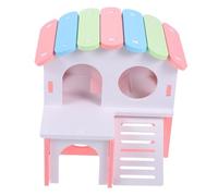 YARNOW Escondite De Animales Pequeños, Escalera para Subir, Parque Infantil para Ardillas, Escondite De Villa para Erizos