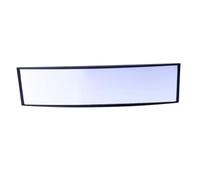 YARNOW Espejo Retrovisor Interior para Coche Curvo de Abs y Vidrio Blanco, Ligero y Antideslumbrante, Adecuado para Mejorar la Visibilidad y Seguridad Vehículo