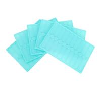 YARNOW Estante de Secado de Laboratorio para Organización y Secado Rápido 5 Piezas Verde Soporte de Almacenamiento para Portaobjetos, Rejilla 20 Ranuras en Microbiología y Estudios