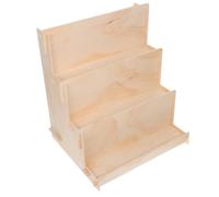 YARNOW Estantería Infantil de Madera con Diseño Escalonado para Guardería, Organizador Estable y Modular de Varios Niveles para Libros Ilustrados y Juguetes