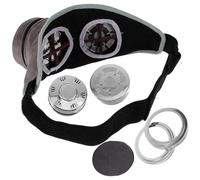 YARNOW Estuche de Moxa Portátil Cinturón Ajustable, Caja de Moxibustión sin Humo Acero y Aislamiento Térmico, Accesorio Práctico para Terapia en Cuello, Rodilla y Abdomen en Casa