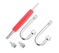 YARNOW Extensiones de Válvula para Neumáticos de Cobre Juego de 1 Unidad Boquilla Acodada para Inflado Cómodo Bicicletas Motocicletas y Vehículos Accesorio Duradero para Espacios