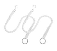 YARNOW Extensor para Macetas Colgantes de Algodón Tejido a Mano Cuerda Ajustable Beige para Colgar Plantas y Decorar Interiores y Balcones Soporte Seguro para Macramé 2 Unidades