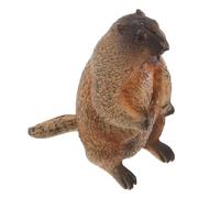 YARNOW Figura de Animal Realista de Marmota de Juguete Educativo para Decoración Versátil para Habitación y Oficina de Miniaturas de Animales