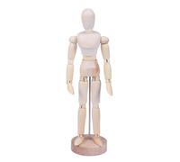 YARNOW Figura Decorativa de Madera Articulaciones Suaves para Crear Diferentes Posturas, Accesorio para Fotos Adecuado para Escritorio y Mesa de Café