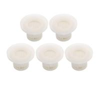 YARNOW Filtro Hepa Portátil para Aspiradora de Coche y Hogar, Filtro de Alta e Plástico Blanco, Paquete de 5 Piezas para Uso Doméstico Vehículo