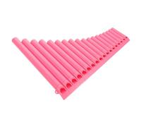 YARNOW Flauta De Pan Para Principiantes De Tubos Color Rosa Instrumento Musical Chino Fácil De Aprender y Tocar Para Conciertos Escolares y Enseñanza