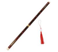 YARNOW Flauta Travesera De Bambú Estilo Antiguo Para Niño Niña y Principiantes Instrumento Musical Tradicional Chino c Tono Diseño Profesional Con Nudo Chino Para Educación Musical