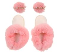 YARNOW Forro Desmontable de Lana para Botas de Invierno Rosa Talla 38-39 Protector Térmico contra Viento para Senderismo y Camping al Aire Libre