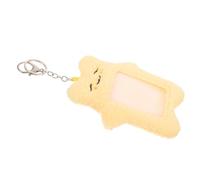 YARNOW Funda de Tarjeta de Felpa Portátil, Protector para Tarjetas de Crédito y Identificación, Material Peluche Metal Resistente, para Mujeres en Uso Diario y Escuela, Tamaño Compacto