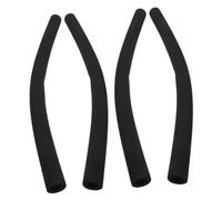 YARNOW Funda Para Asa De Cochecito Para Niños Pequeños Funda Protectora De Espuma Negra, Cojín Acolchado Para Manillar, Compatible Cochecitos y Sillas De Paseo, Set De 4 Piezas Para Uso Infantil