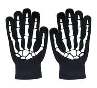 YARNOW Guantes de Esqueleto Brillantes para Bicicleta, Acrílico
