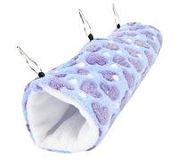 YARNOW Hamaca de algodón para Mascota Nido Ardilla Cama Hamster Cama cobaya jerbo hámster Rueda para Peluche hamacas Colgantes Hamaca de Lagarto Cama Colgante para Hamster Tela Púrpura