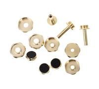 YARNOW Hebilla De Botón Dorada Broche De Botón De Trompeta Funda De Prensa Creativa Para Accesorios Sencillos De Trompeta Suministros