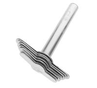 YARNOW Herramienta de Taladro Manual para Tapón de Goma Inoxidable Perforadora de Agujero Único para para Enseñanza Investigación