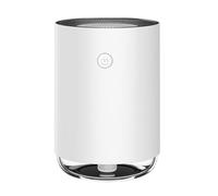 YARNOW Humidificador de aire portátil USB mini difusor para aromaterapia en oficina y centro de recepción, color blanco con materiales ABS y silicona, tamaño compacto