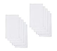 YARNOW Insertos de Algodón para Pañales y Paños para Eructar Ñiño, 60x60 Cm, 10 Unidades, 100% Algodón, Absorbentes y Lavables, Uso Reutilizable para Recién Nacido y Pañal de Tela