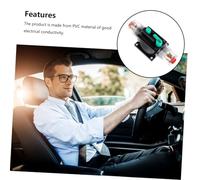 YARNOW Interruptor Automático de Recuperación para Coche Portafusibles con Reinicio Manual Protección de Circuito y Cubierta Aislante para Audio y Sistemas Eléctricos