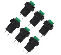 YARNOW Interruptor Botón Pulsador Momentáneo Autocierre 12 Mm 12 Piezas Recorte de Panel Dispositivo de Reemplazo Circuito Uso Industrial Color Aleatorio