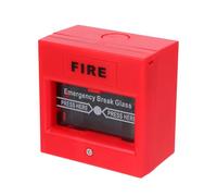 YARNOW Interruptor Manual Plástico Resistente Rojo de Alarma contra Incendios Reiniciable Compatible y Situaciones de Emergencia Sistemas Tradicionales de Seguridad