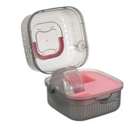 YARNOW Jaula Transportín para Hámster Pequeño de Doble Capa Plástico Resistente Ventilación Amplia y Fondo Desmontable Adecuado para Viaje y Transporte Seguro de Mascotas Pequeñas