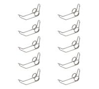 YARNOW Juego de 10 Resortes para Llave Watergate de Trompeta, Accesorios de Drenaje de Metal Resistente, Tamaño Pequeño Portátil para Reparación de Trombones y Bombardinos