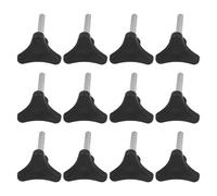 YARNOW Juego de 12 Tornillos Roscados Manuales para Silla de Inodoro Portátil, Accesorios de Sujeción Antideslizantes Resistentes Corrosión, Fijación Segura para Baño Doméstico