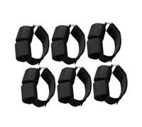 YARNOW Juego de 3 Pares de Correas para Tobillo de Entrenamiento en Casa, Material de Cinta Negra Ajuste Rápido y Mayor Comodidad para Glúteos y Tobillos