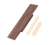 YARNOW Juego de 3 Piezas para Ukelele y Guitarra Puente, Cejuela y Sillín de Plástico Marrón Que Mejora el Tono y Es Fácil de Usar